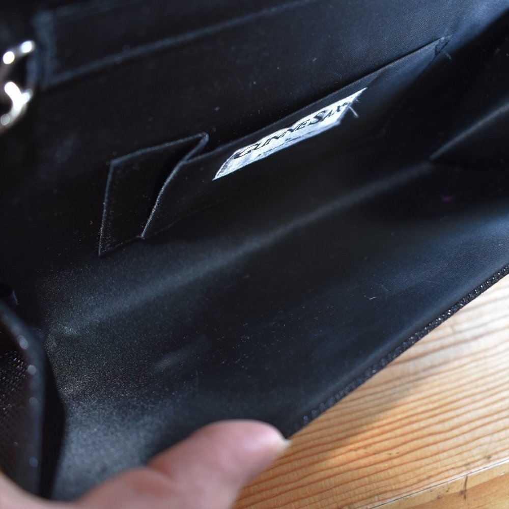 Vintage Gunne Sax Black Convertible Clutch - Picture 10 of 10